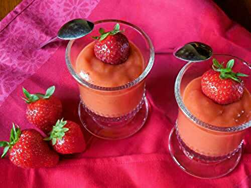 Compote fraises et rhubarbe