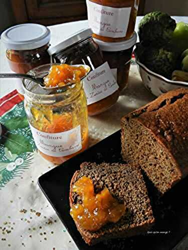 Confiture de mangues parfumée au combava