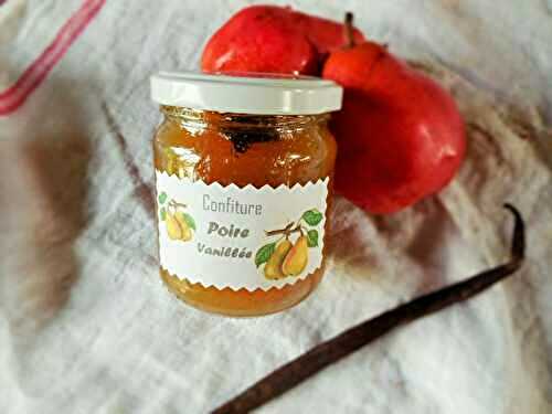 Confiture de poires vanillées