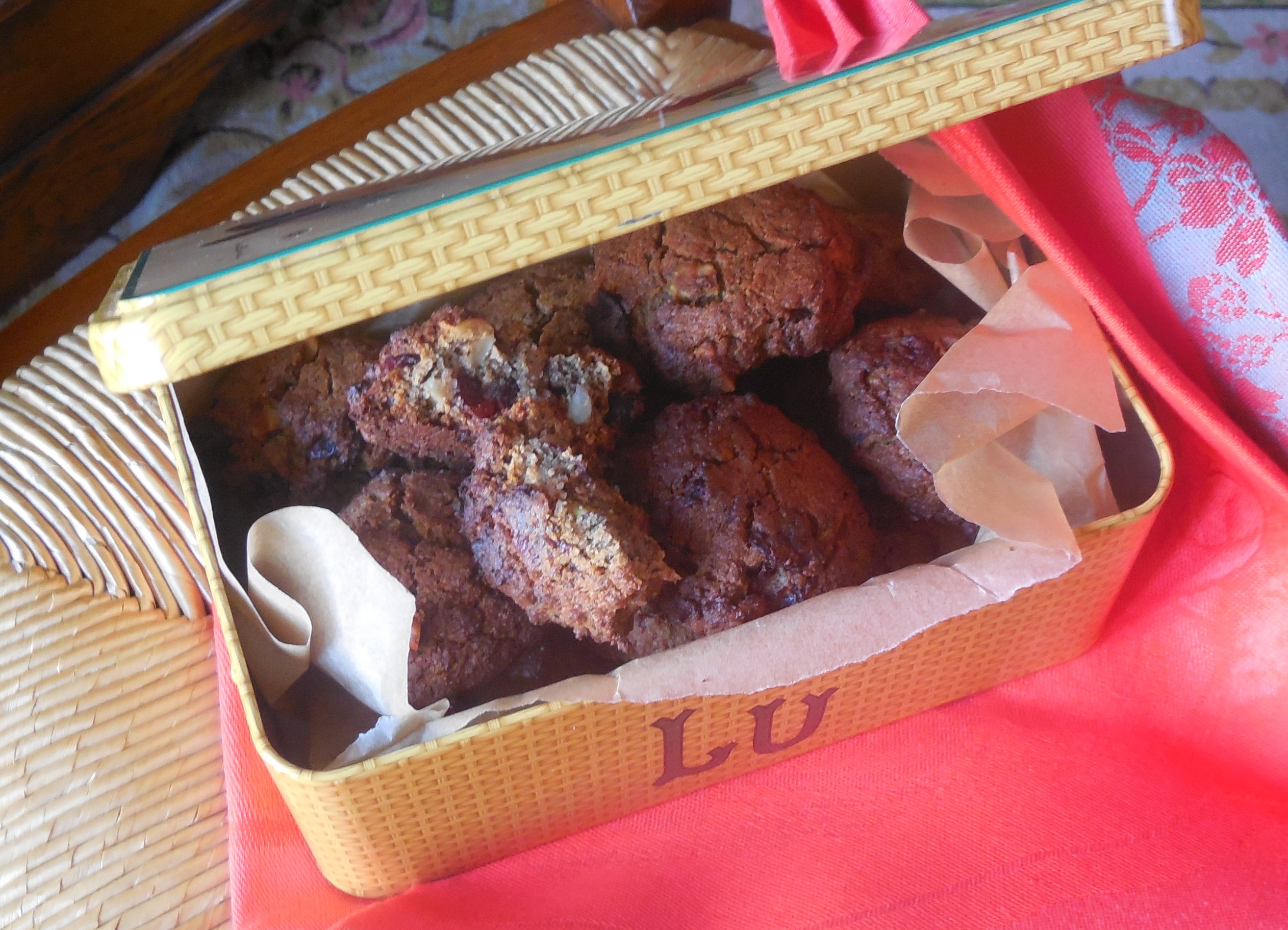 Cookies au sarrasin, cranberries et miel