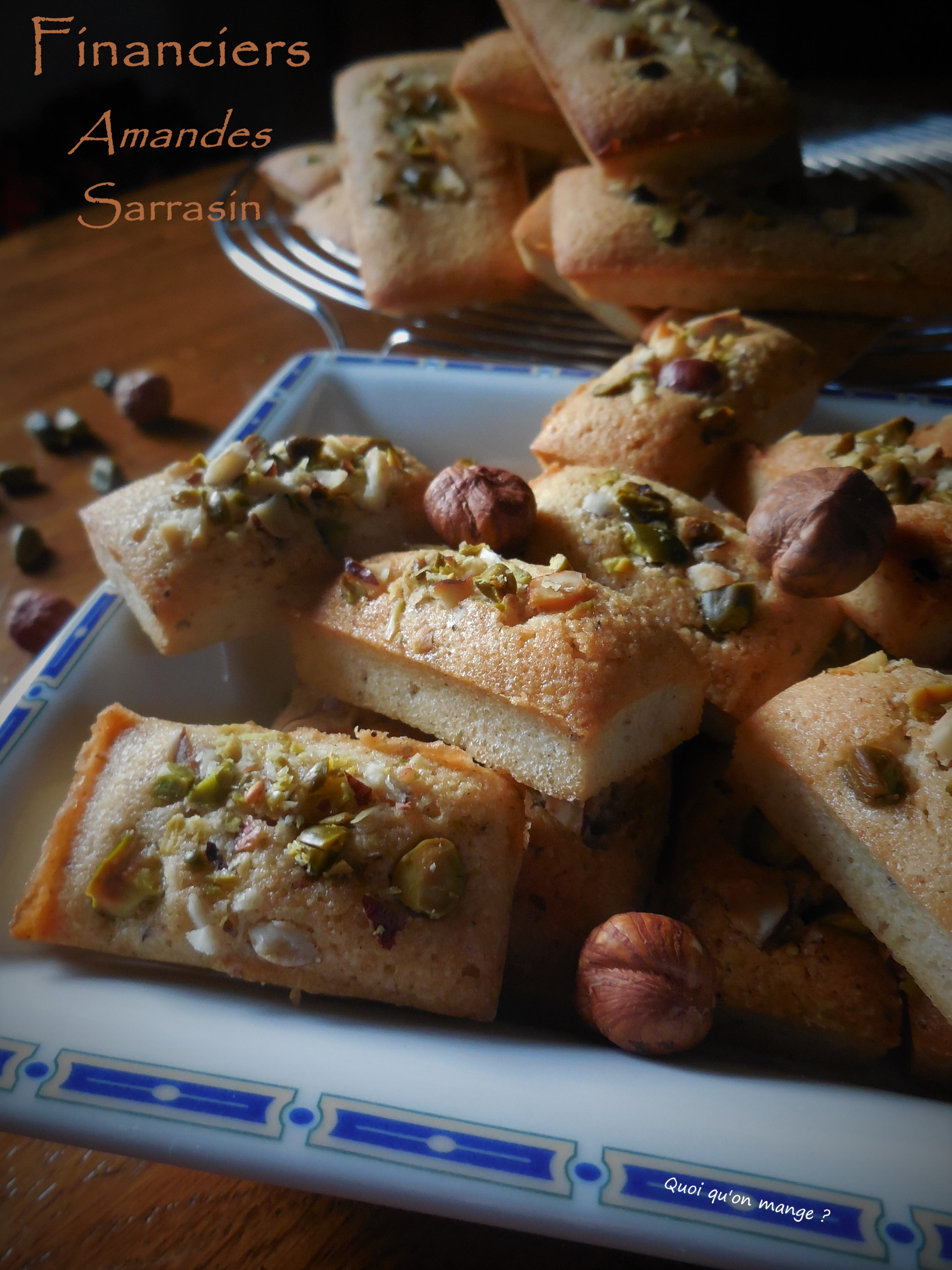 Financiers aux amandes saveur sarrasin