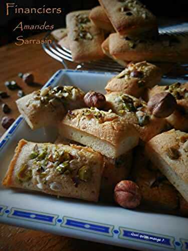 Financiers aux amandes saveur sarrasin