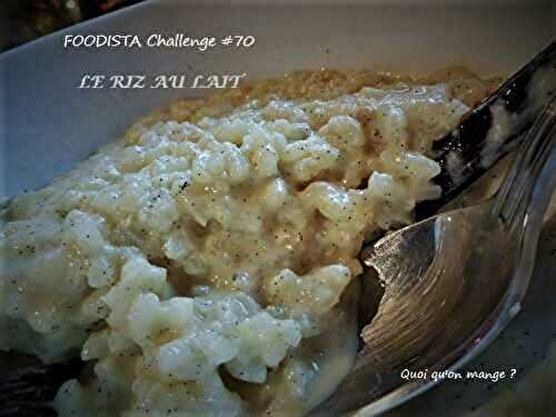 FOODISTA Challenge #70, le thème