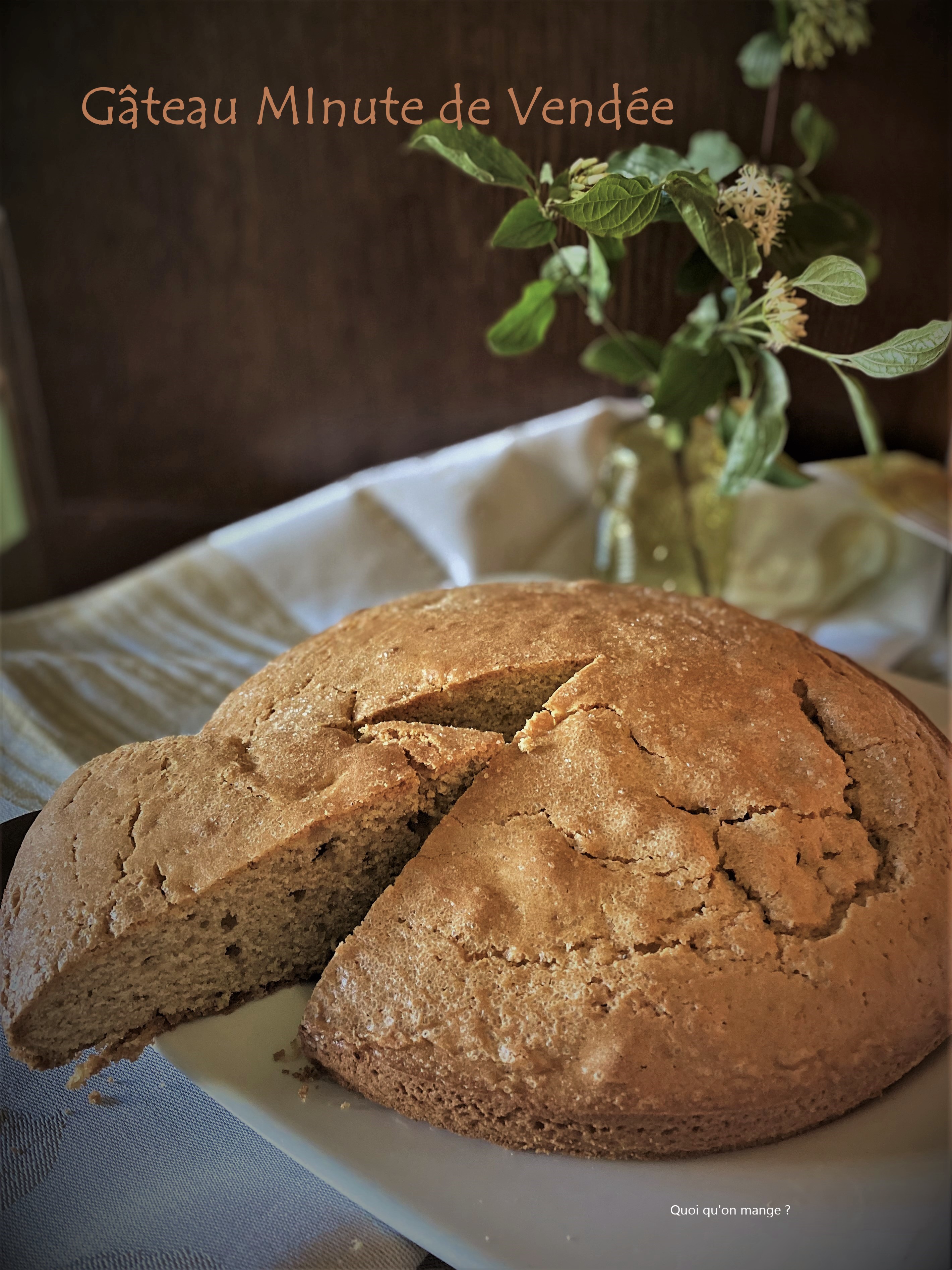 Gâteau minute de Vendée