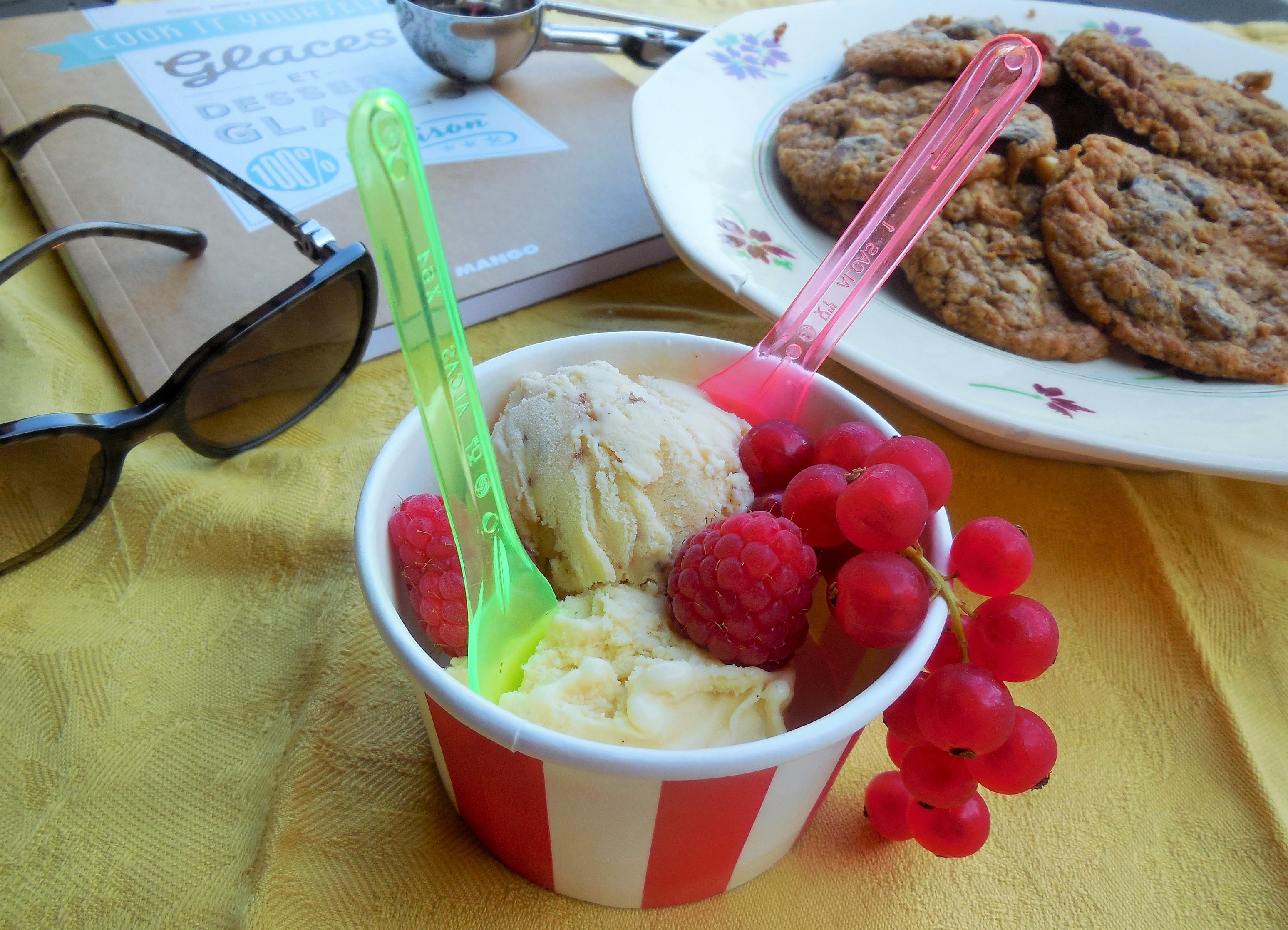 Glace à la vanille crémeuse