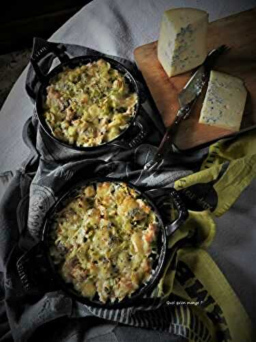 Gratin de poireaux à la fourme de Montbrison