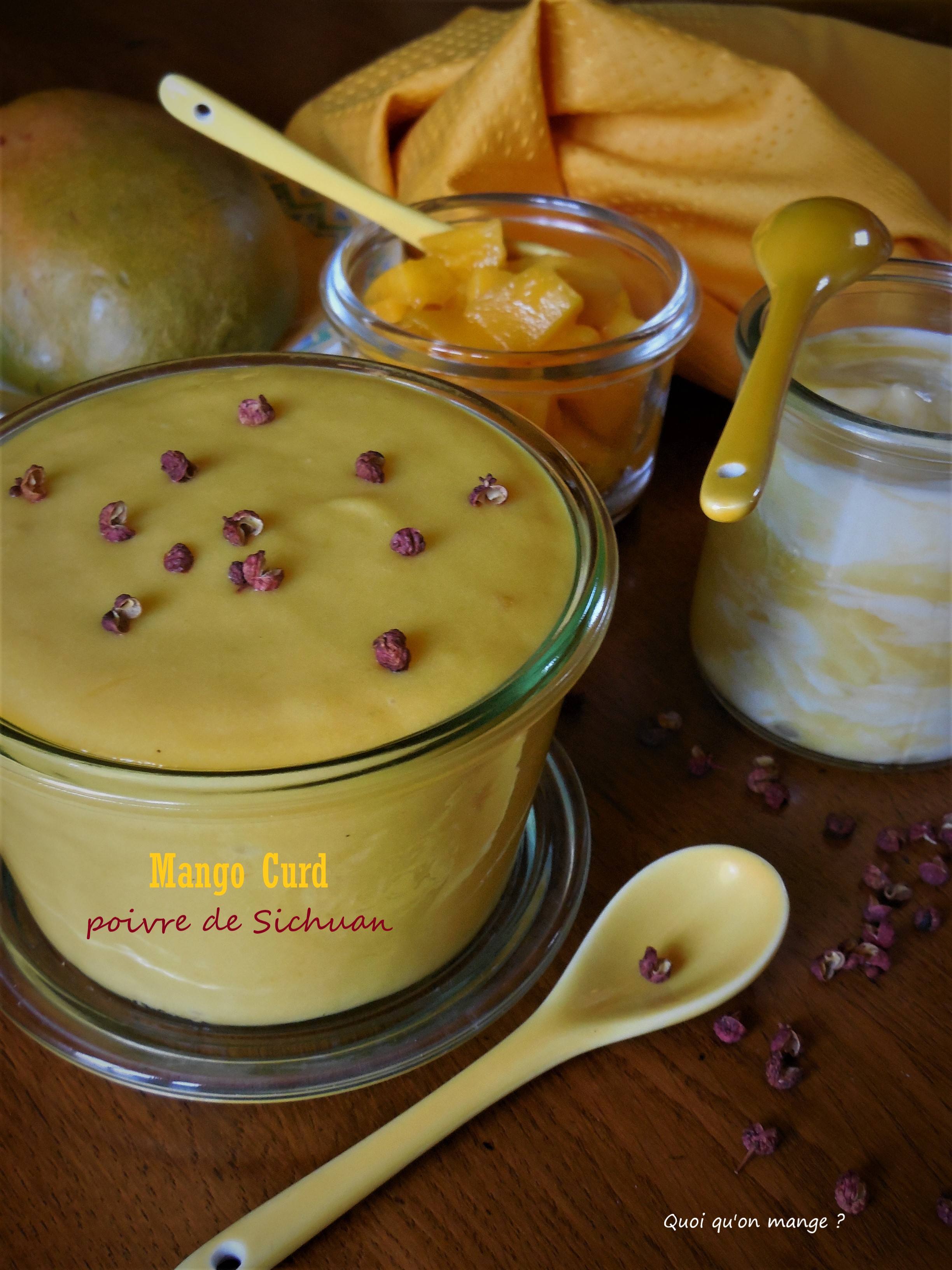 Mango Curd au poivre du Setchuan