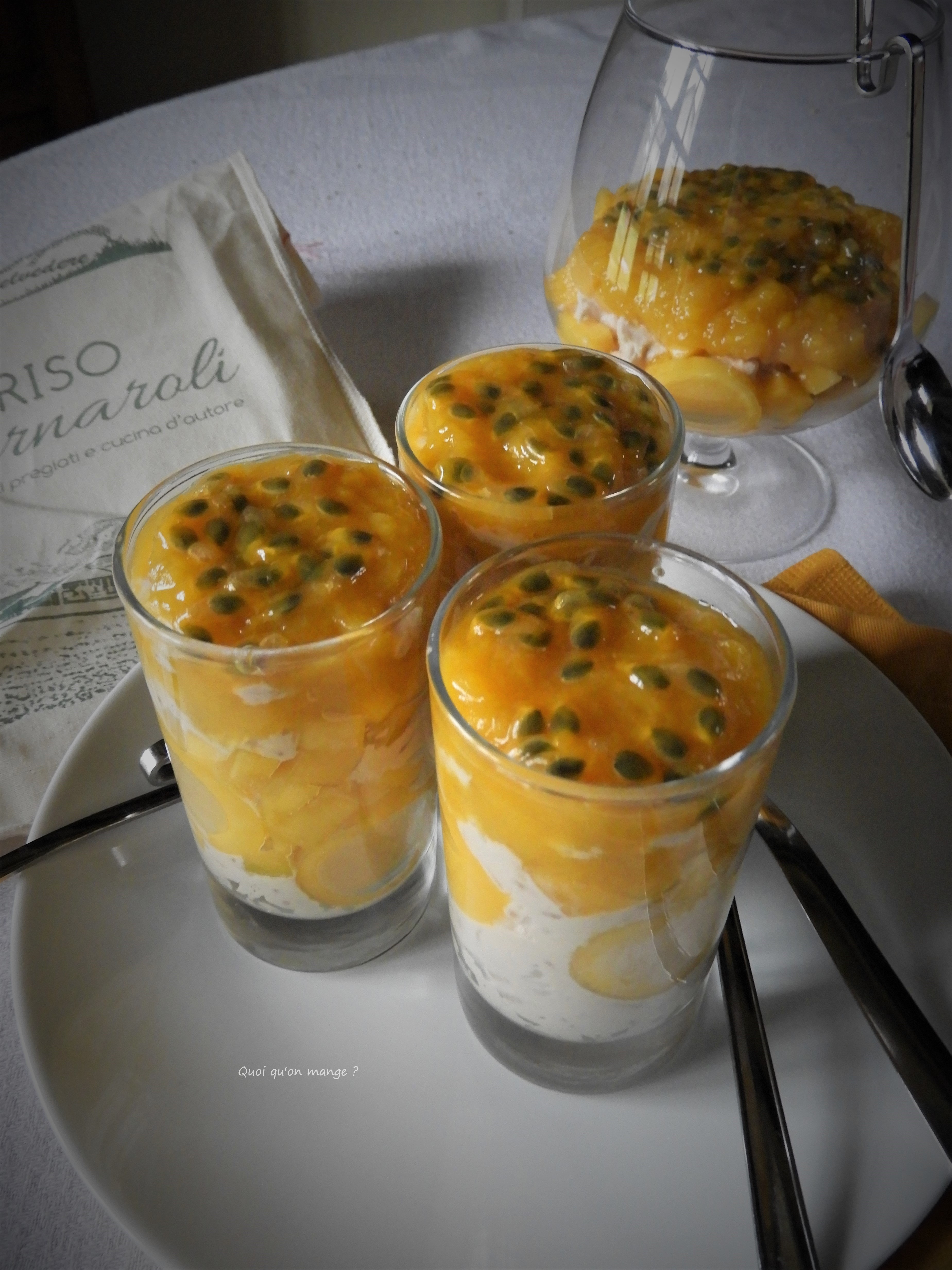 Mango rice au lait de coco pour la Foodista challenge #70