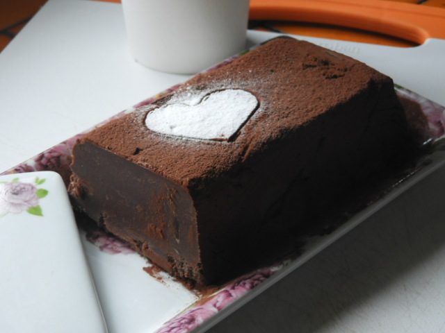 Marquise au chocolat et crème de marrons