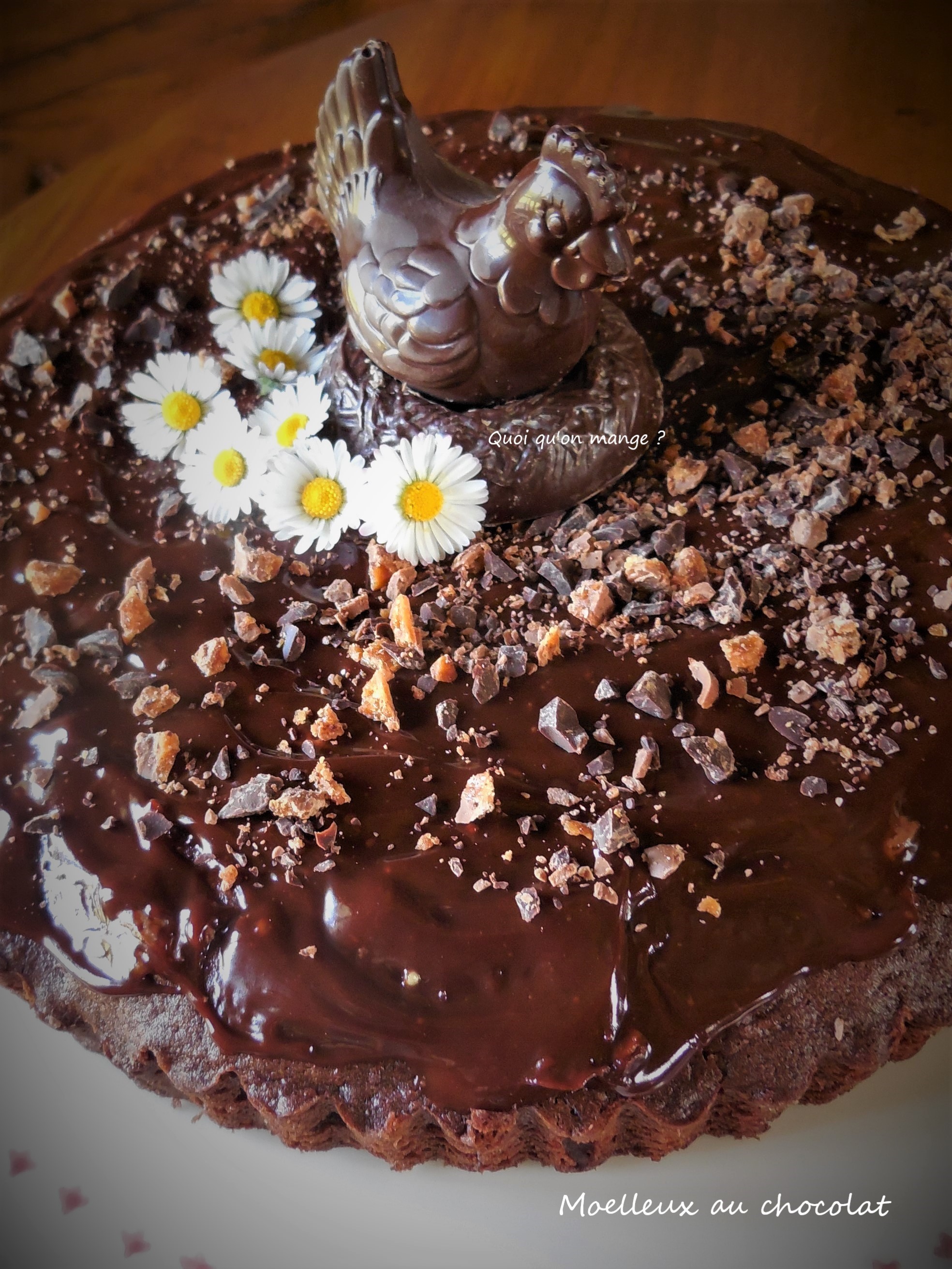 Moelleux au chocolat pour Pâques