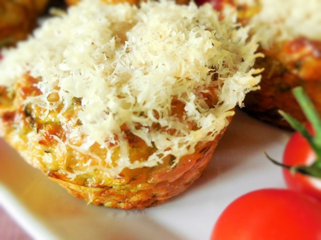 Muffin Courgette Feta