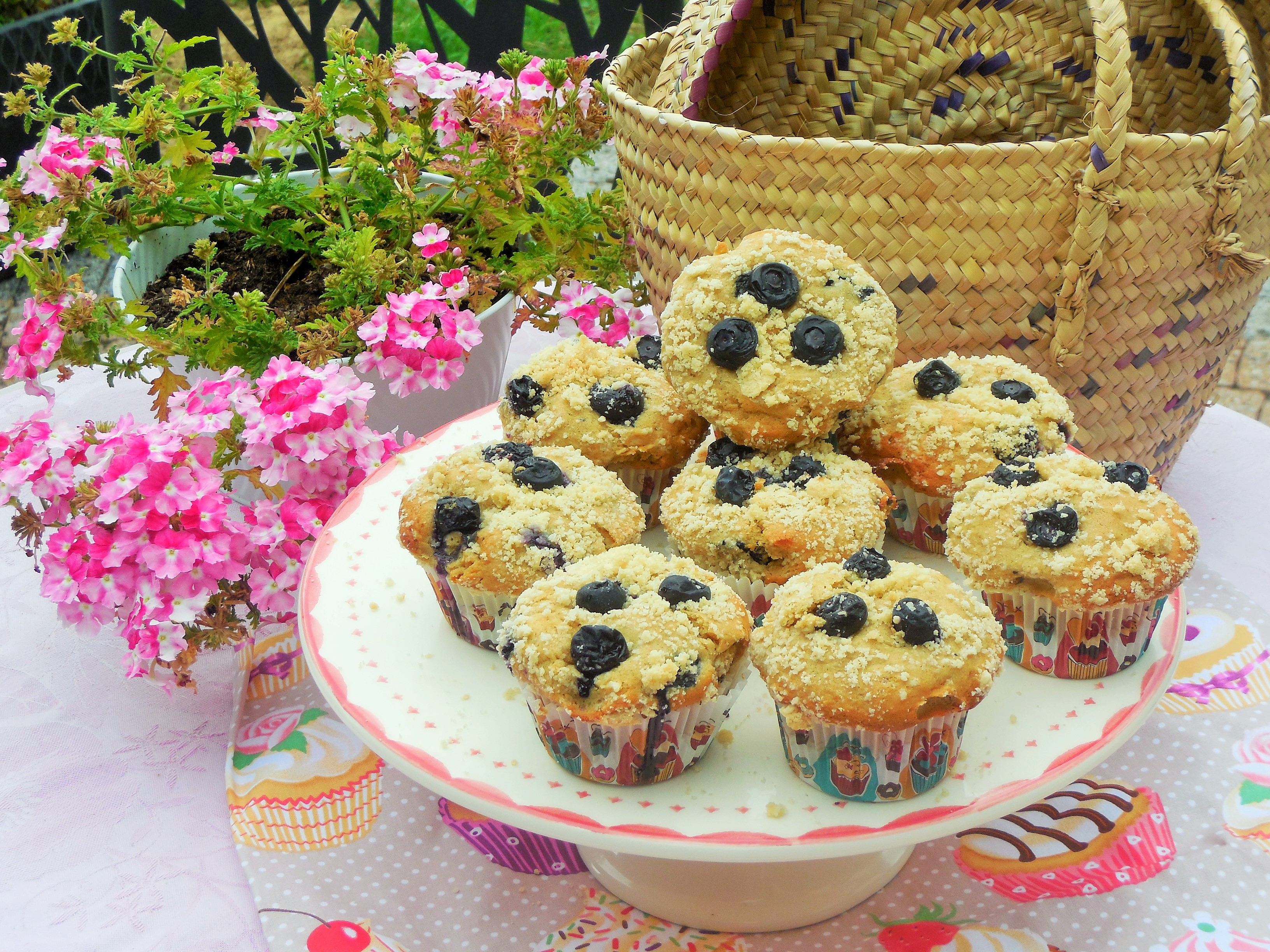 Muffins façon crumble aux myrtilles de Yotam Ottolenghi