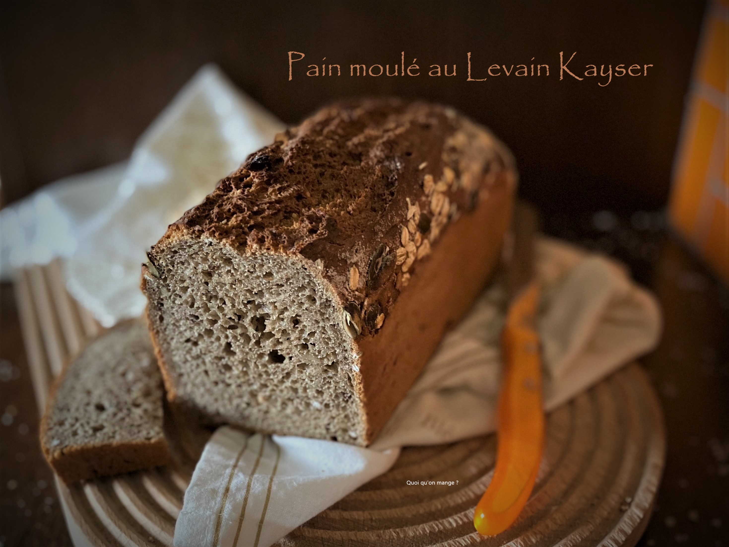 Pain moulé au levain