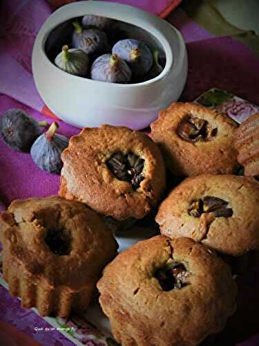 Petits gâteaux aux figues fraîches