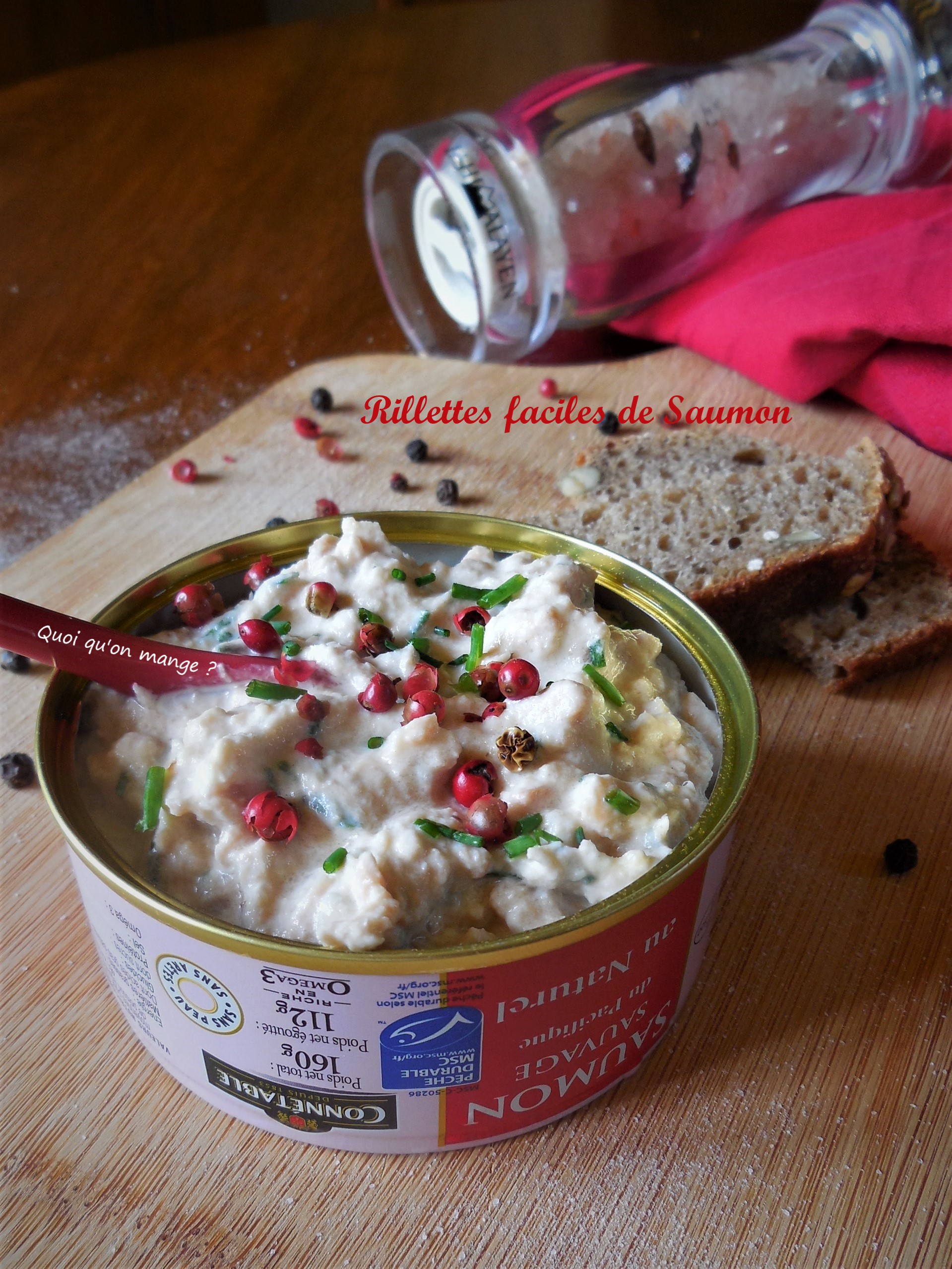 Rillettes faciles de saumon