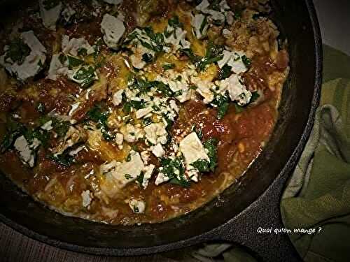 Shakshuka rouge tomate