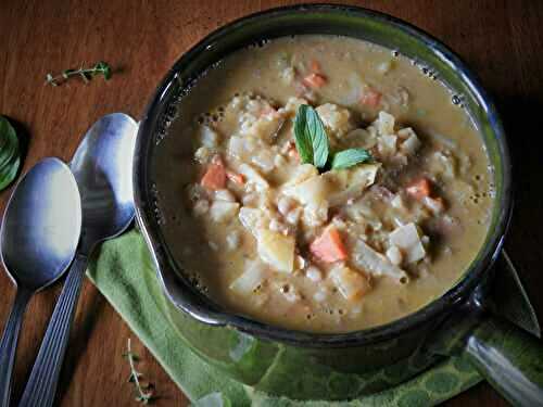 Soupe de montagne corse