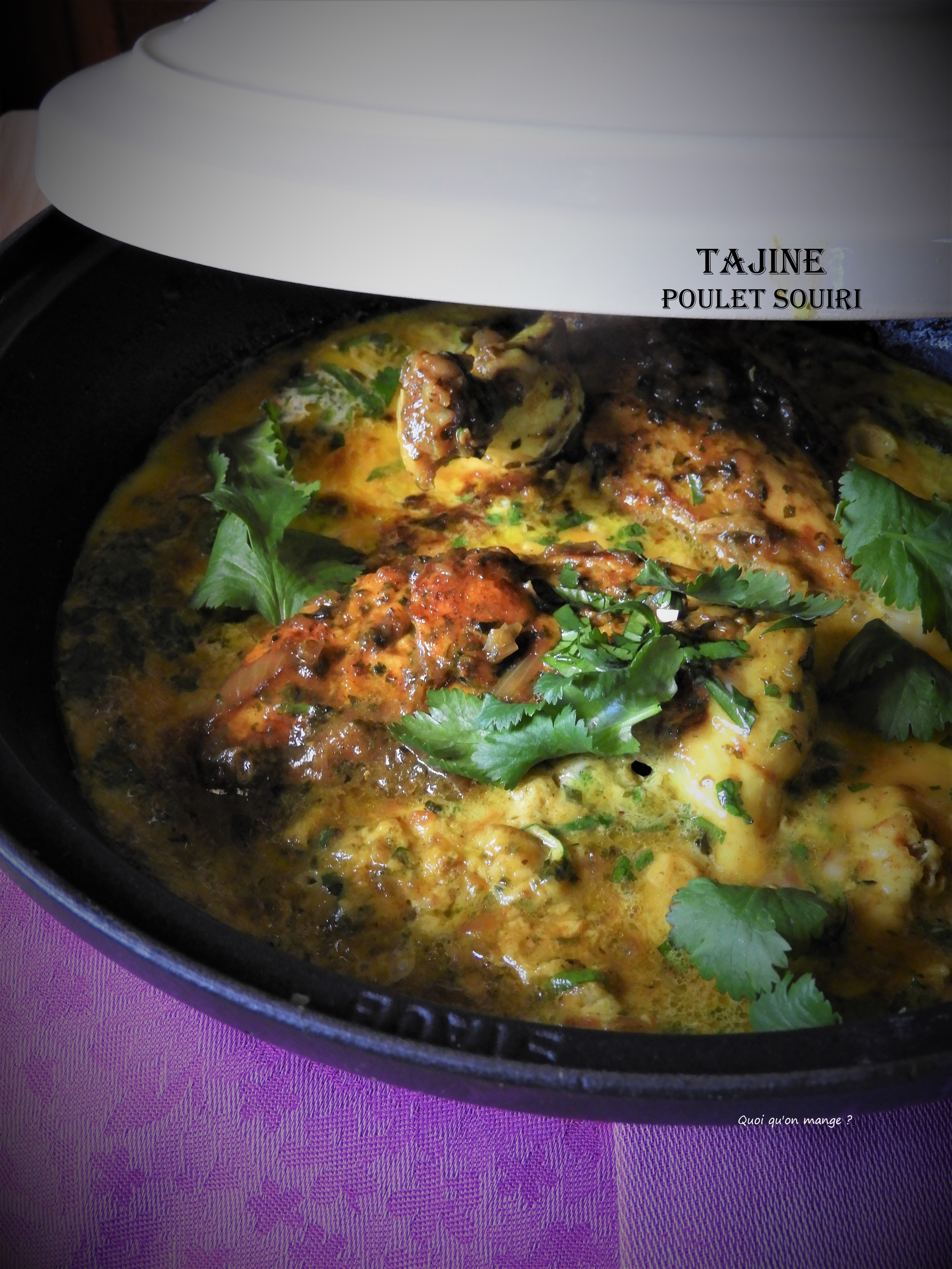 Tajine de poulet Souiri