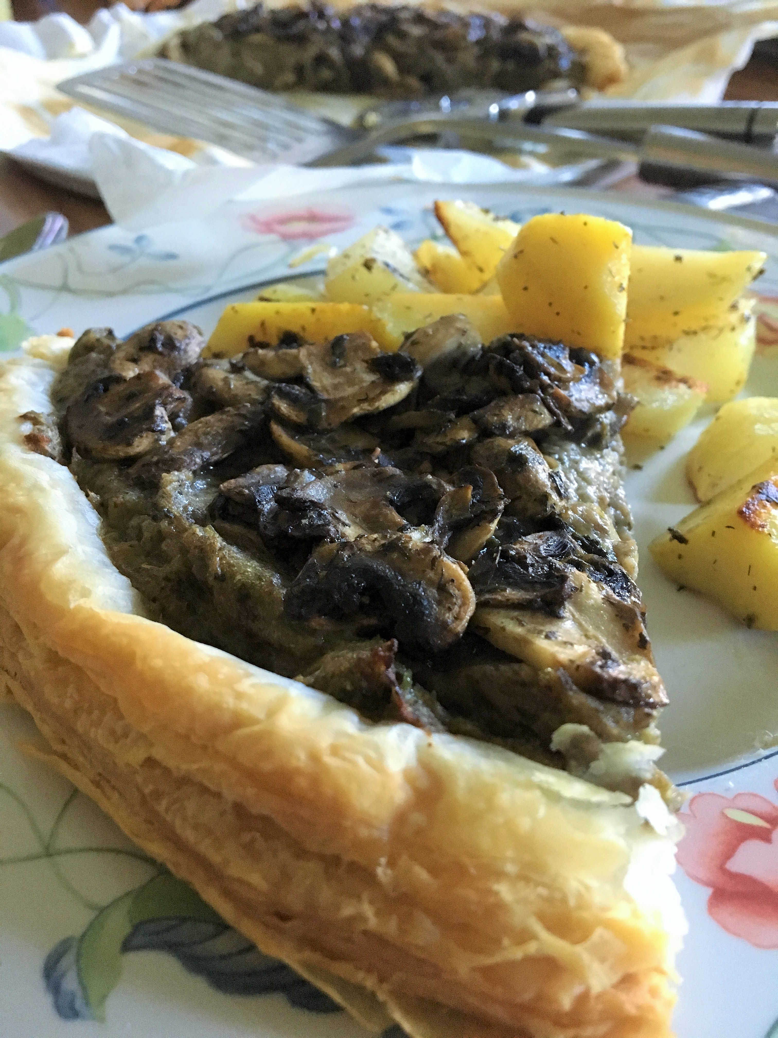 Tarte aux champignons