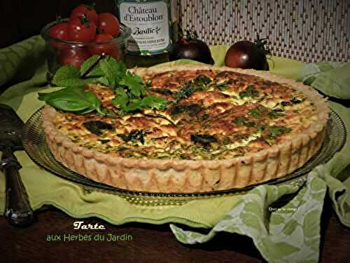 Tarte aux herbes du jardin