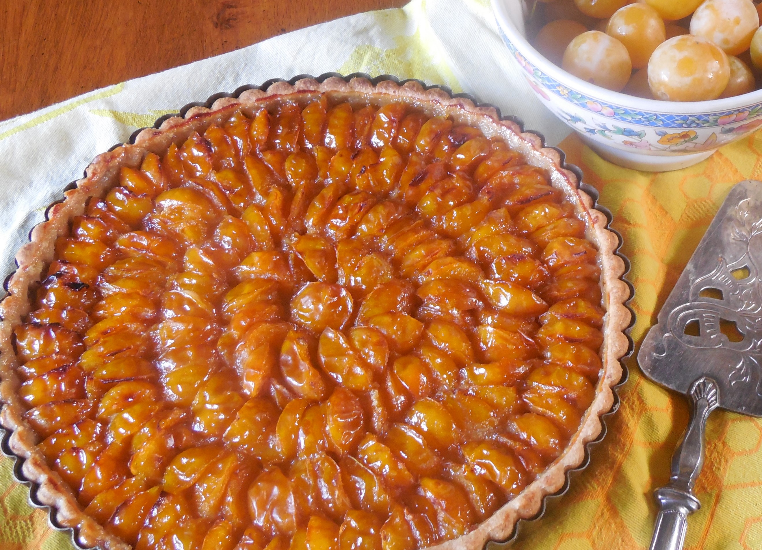 Tarte aux mirabelles