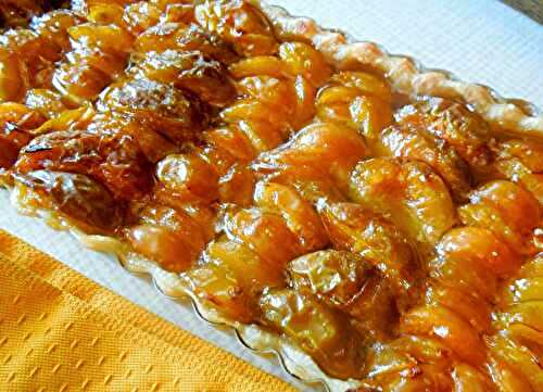 Tarte mirabelles et reine-claudes