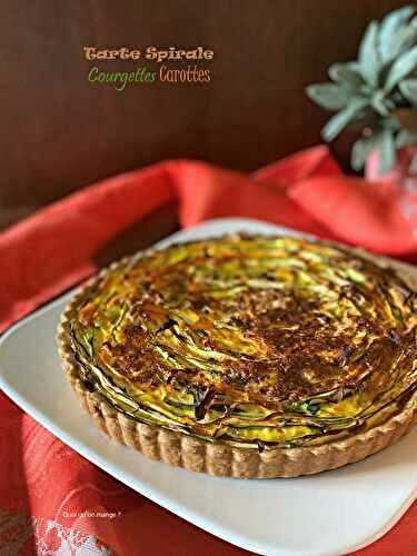 Tarte spirale aux légumes nouveaux