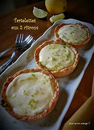 Tartelettes aux 2 citrons