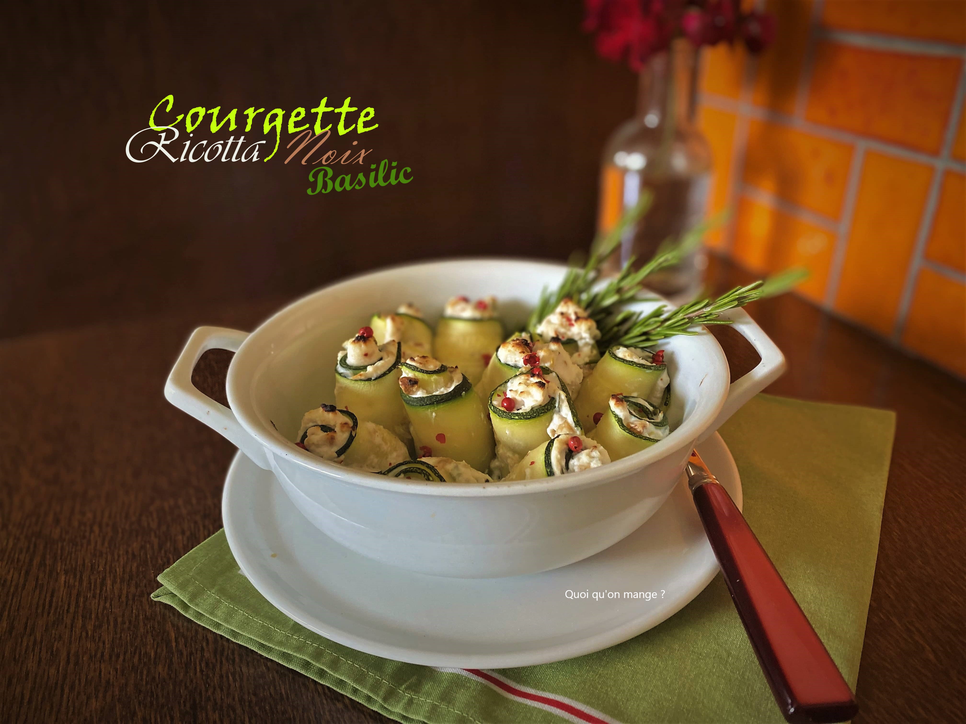 Petits farcis de courgette à la ricotta et aux noix – Bataille Food #116