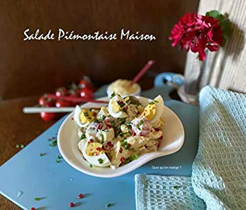 Salade piémontaise toute simple mais si bonne faite maison