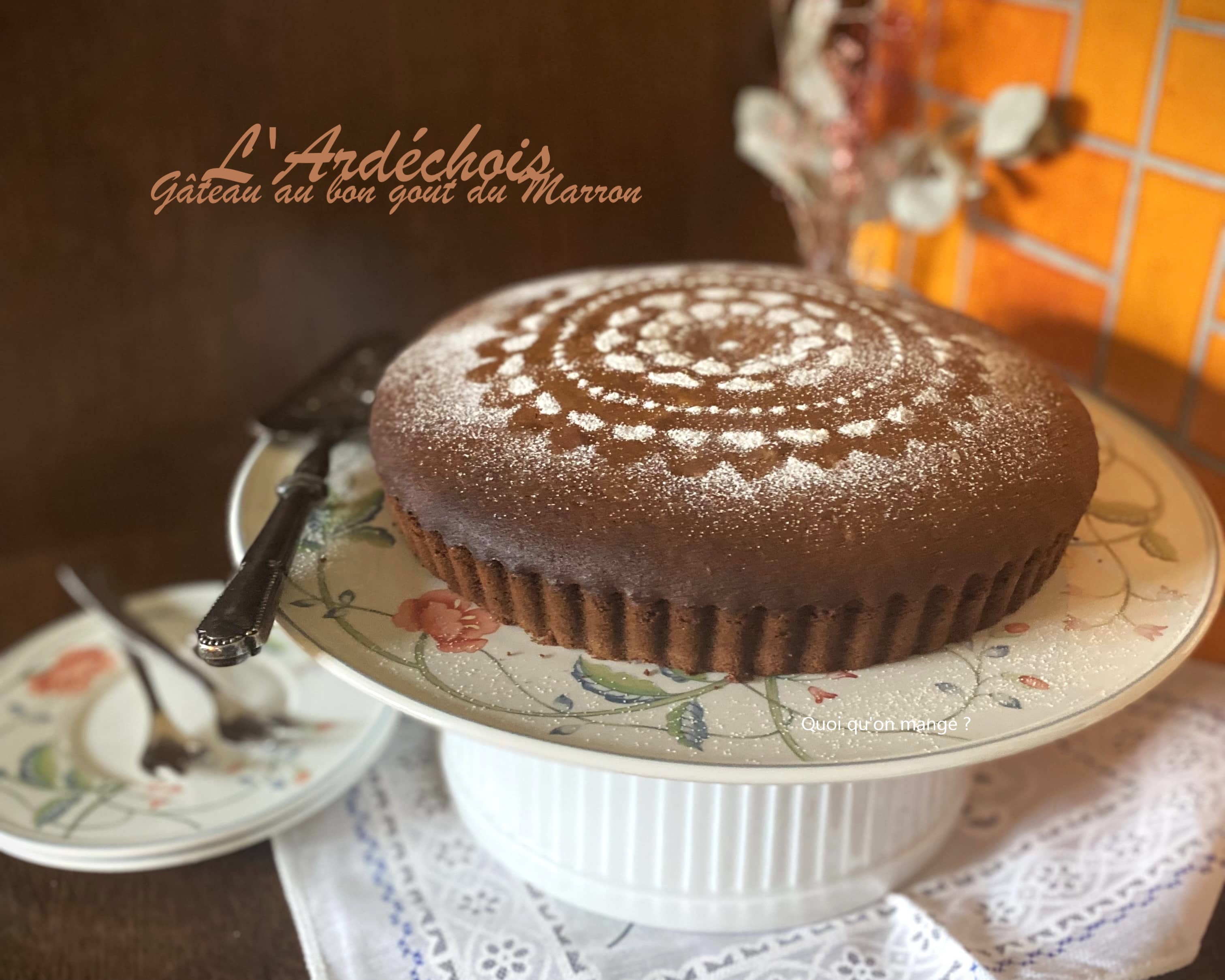 L’Ardéchois ce gâteau au bon goût du marron