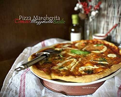 Pizza Margherita faite maison