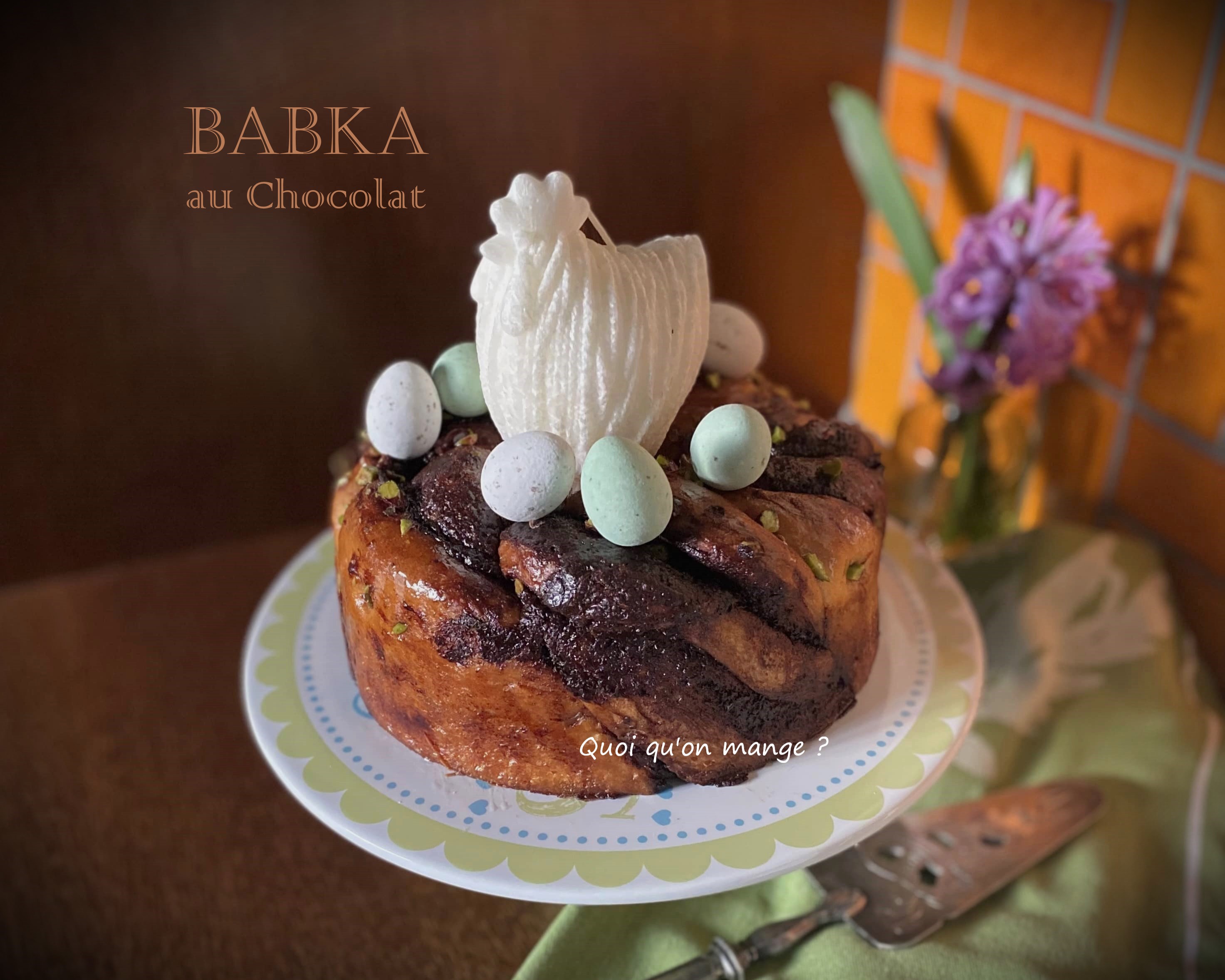Babka inspirée du Krantz au chocolat de Yotam Ottolenghi