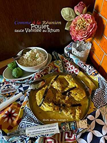 Comme là bas… Poulet aux saveurs de la Réunion – Rhum et Vanille