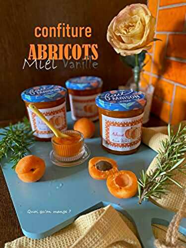 Confiture d’Abricots Vanillée au Miel de Romarin