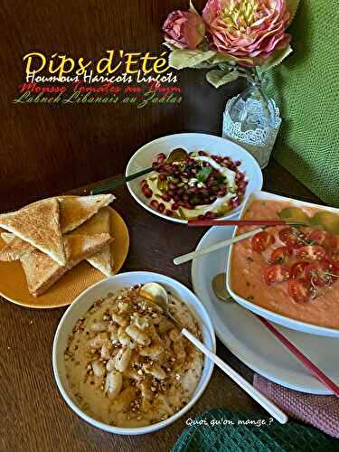 Trio de dips | Recettes incontournables pour un apéro estival
