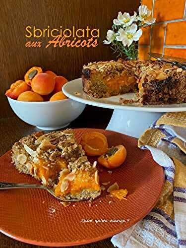 Sbriciolata ou Gâteau Emietté aux Abricots | Un dessert irrésistible à tester