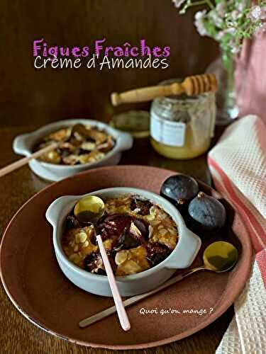 Figues Fraîches à la Crème d’Amandes – un délice de saison simple mais si gourmand