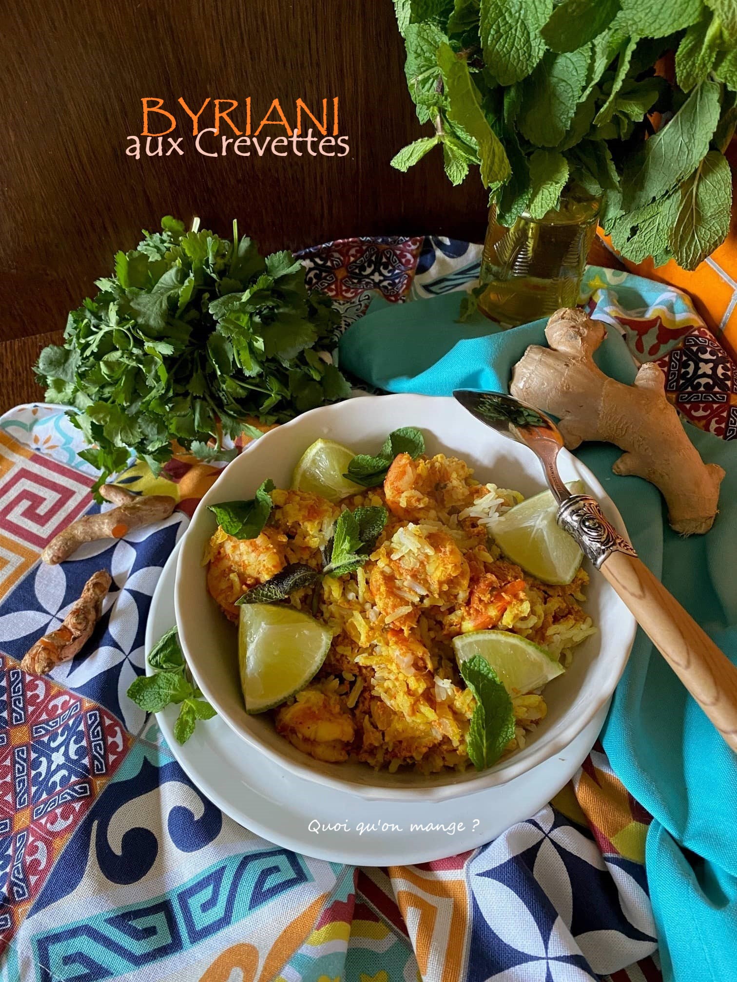 Byriani aux Crevettes – un délicieux voyage culinaire en Inde