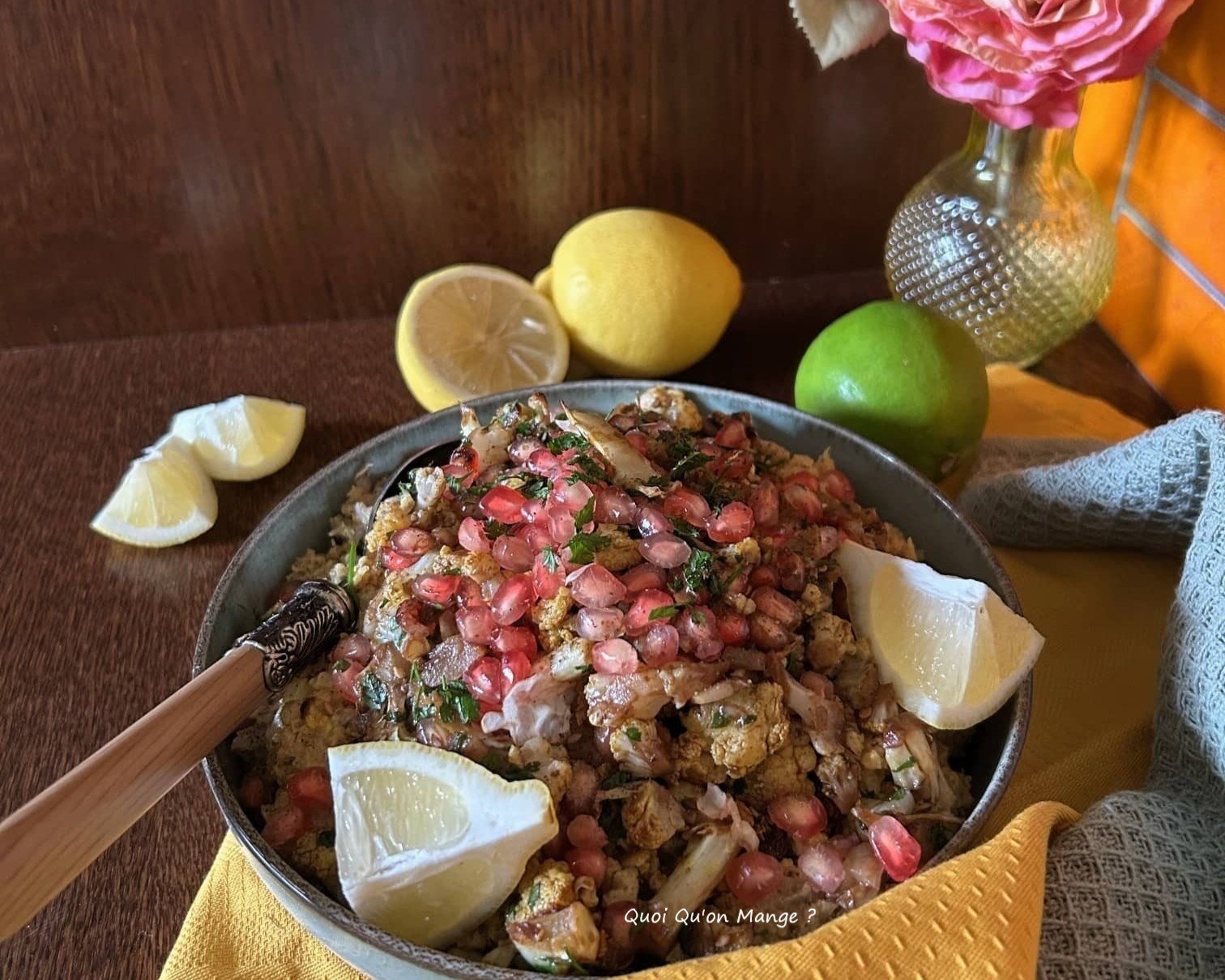 Mama Ganoush du Chef Alan Geaam | mezze libanais au chou-fleur et au citron