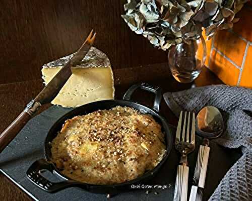 [Sans gluten !] Gratin d’Endives braisées et Saumon fumé – Béchamel au Sarrasin – Tomme Bretonne