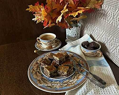 [Sans gluten sans lactose !] Carrés à la Compote de Pommes, au Chocolat et au Sarrasin