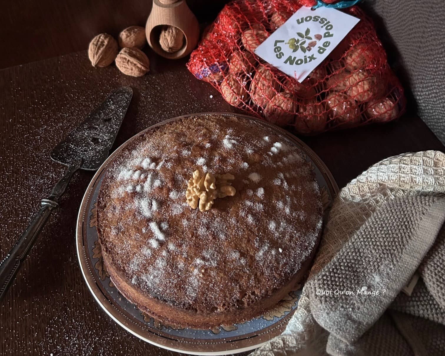 Gâteau moelleux aux Noix  [fait maison une délicieuse recette]