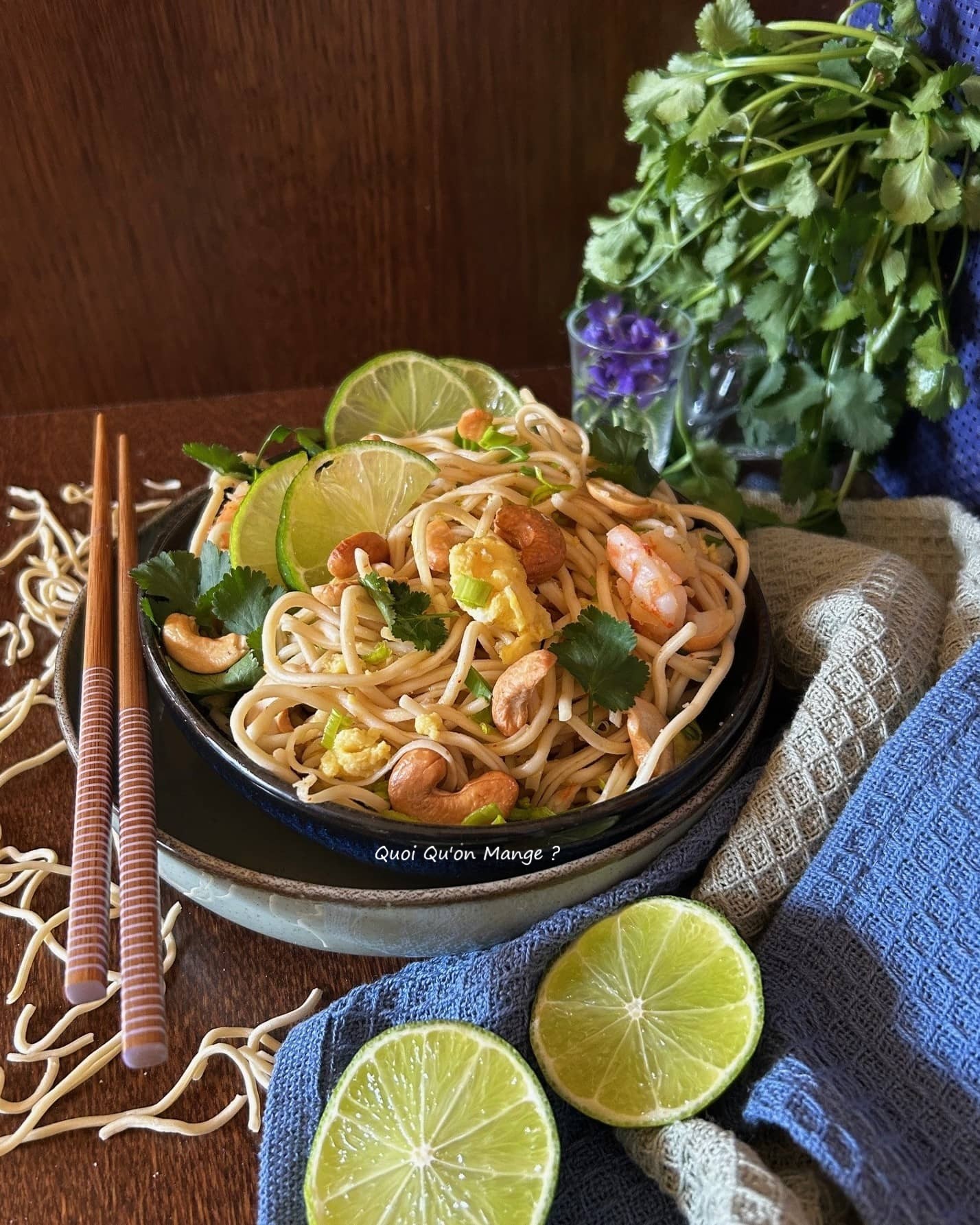 Comme un Pad Thaï aux Crevettes 
[ça vous dit !?]