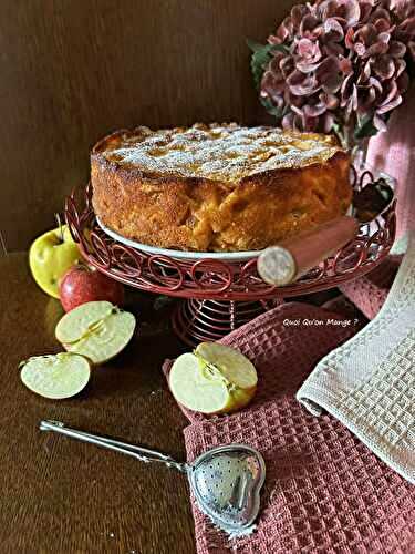 Gâteau Madeleine aux  Pommes à Compote
 [goûter réconfortant du dimanche ]