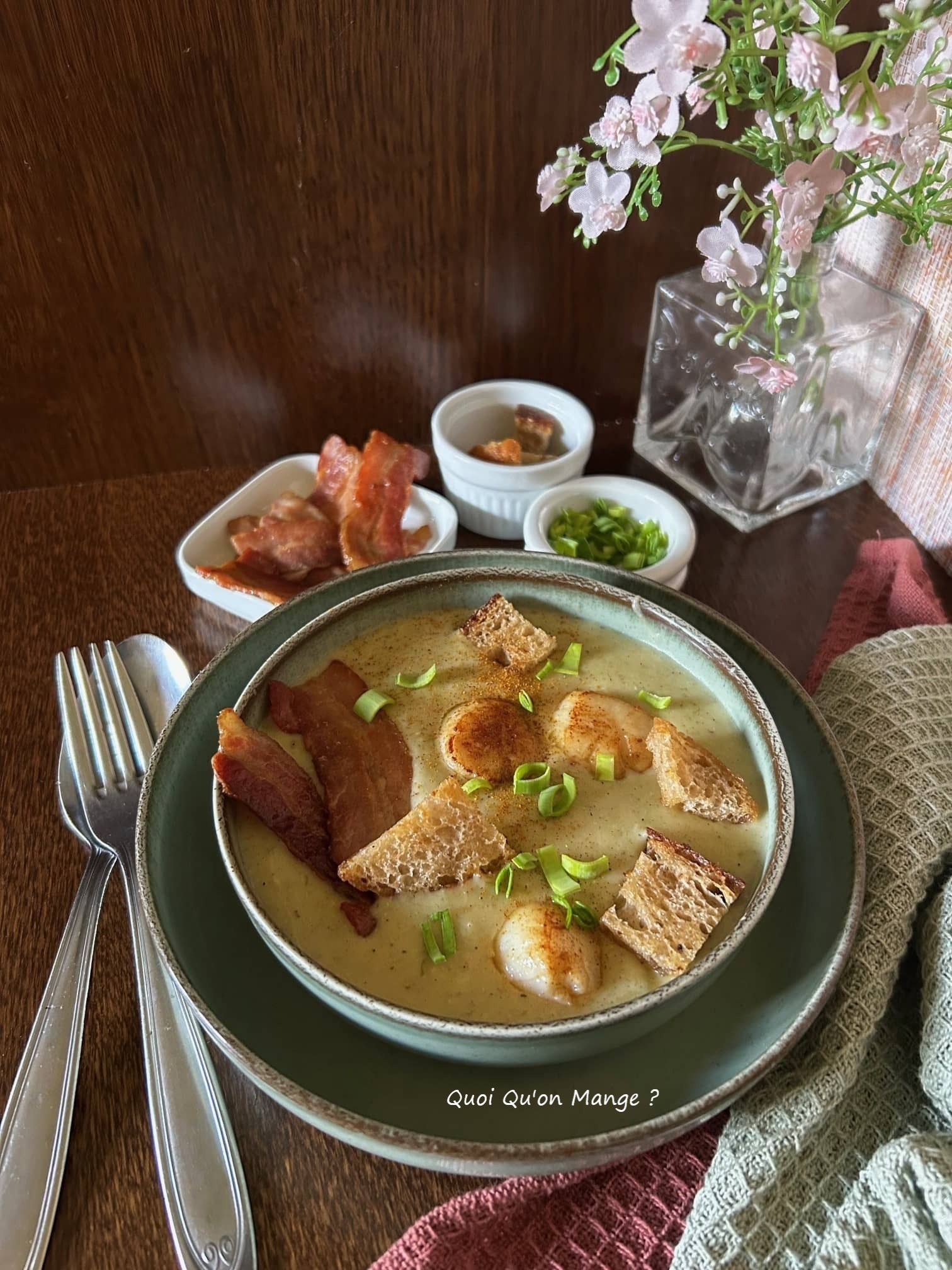 Chaudrée de Pommes de Terre – Noix de Saint Jacques