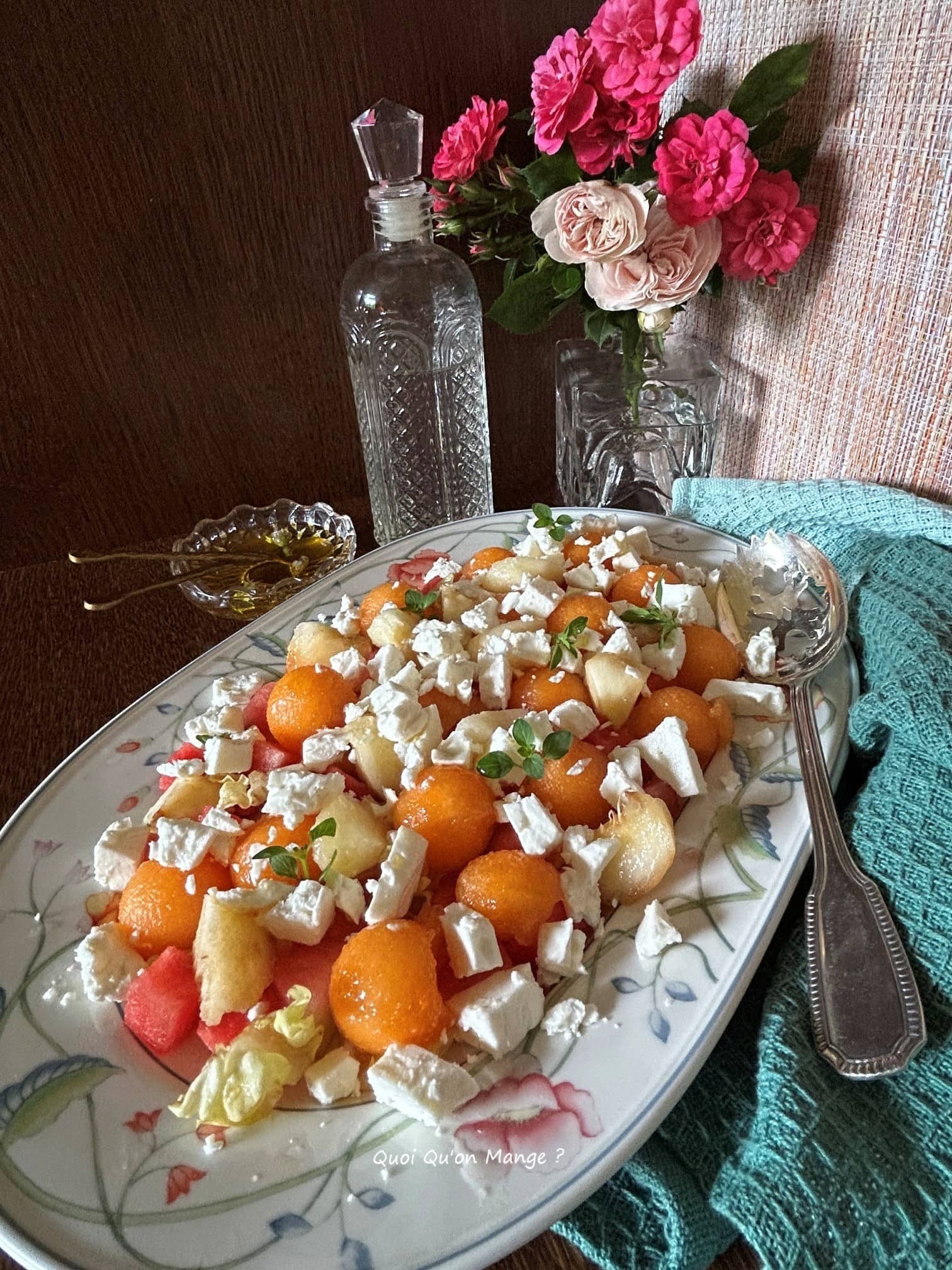 Salade Fraîcheur | Vinaigrette à la Fleur d’Oranger – recette de Yotam Ottolenghi