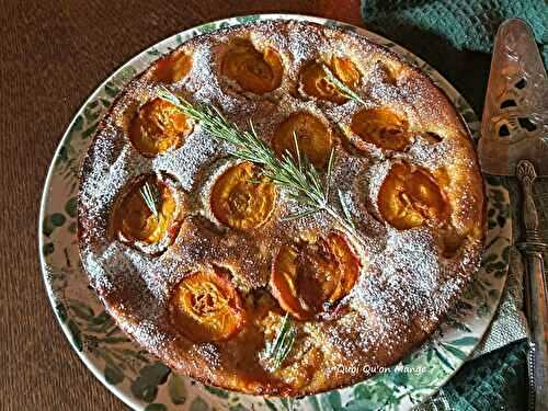 Fondant d’Abricots au Romarin