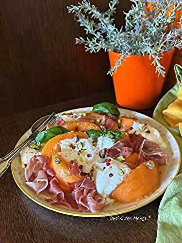 Melon rôti aux saveurs d’Italie
