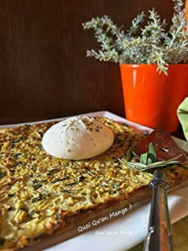 Scarpaccia | Galette de Courgettes au Parmesan